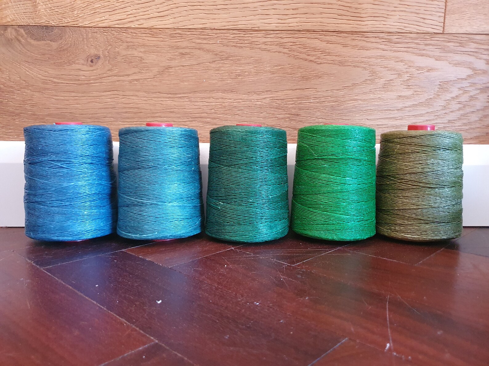 Sea Green Thai Waxed cord Vegan wax string 1mm 1.5mm 2mm Etsy