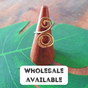Wire spiral ring frames, brass jewelry findings, gold wire spirals frames for craft, jewellery making supplies, make your own ring materials