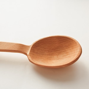 Heavy Duty 18&quot; Large Wooden Spoon for Cooking With a Scoop and a Loop. Handmade Long Wooden Spoon for Canning and Stirring in Deep Pots