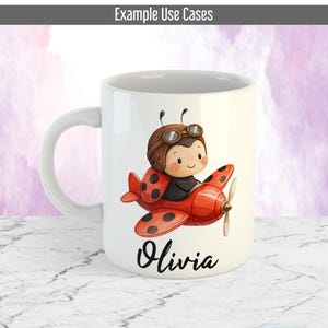25 Cute Ladybug Clipart Watercolor Bundle, Ladybugs PNG Set, Spring Nursery, Valentine Sublimation, Printable Stickers, Instant Download image 9