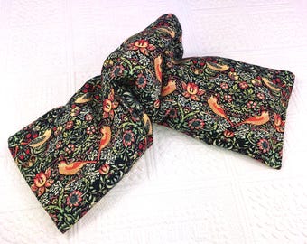 Wheat Bag  Lavender Heat Pack  Microwaveable Strawberry Thief fabric