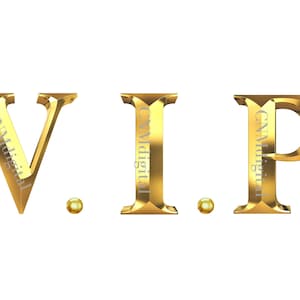 VIP ゴールド文字英語アルファベット、即時ダウンロード、デジタルファイル、クリップアート、透明、PNG グラフィックス、クリップアート文字、VIP 文字