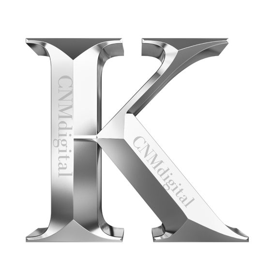 Silver Letters English Alphabet Instant Download Digital -  UK in 2023