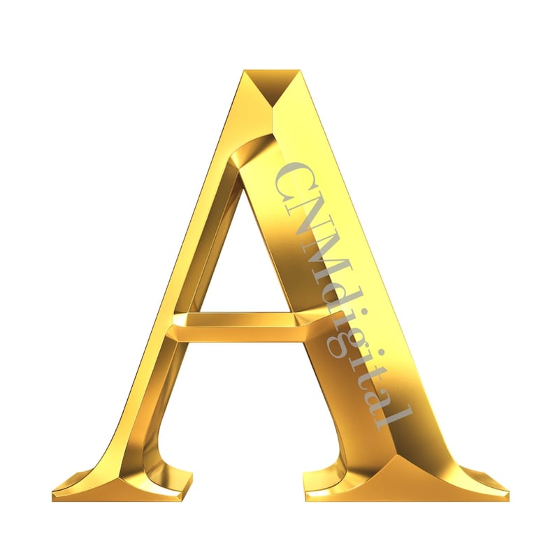 Gold Letters English Alphabet Instant Download Digital - Etsy