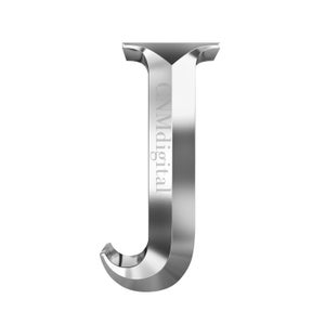 Zilveren letters, Engels alfabet, Instant Download, Digitaal bestand, metallic kleur letter, clipart, PNG-formaat, Transparant, J-letter ALLEEN.