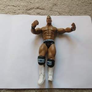 WWE Jakks The Rock Figure