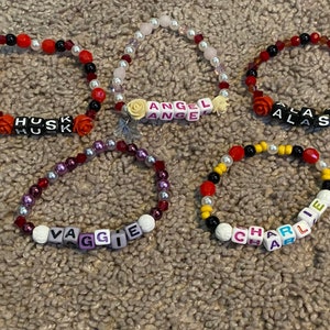 Pulseras inspiradas en Hazbin Hotel