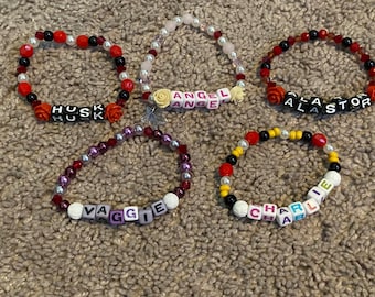 Pulseras inspiradas en Hazbin Hotel