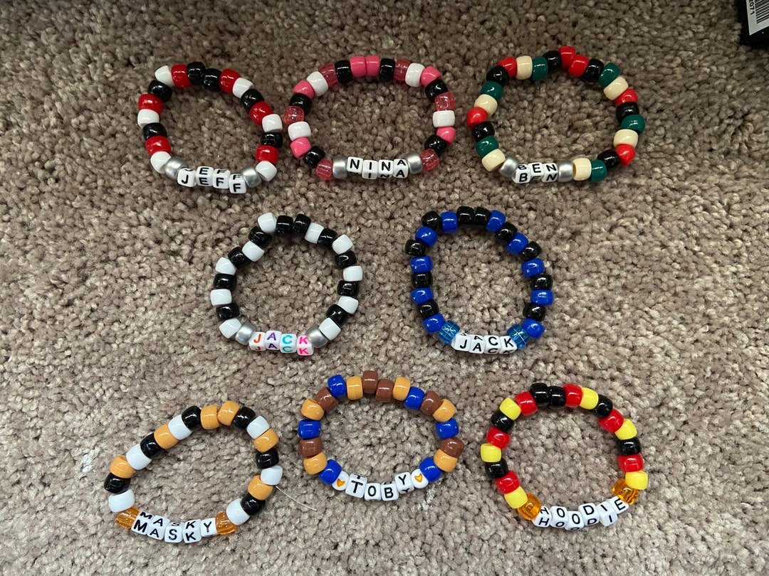 Creepypasta and Marble Hornets Themed Bracelets - Etsy