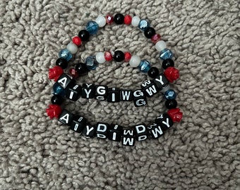 SOAD: Lonely Day themed matching bracelets