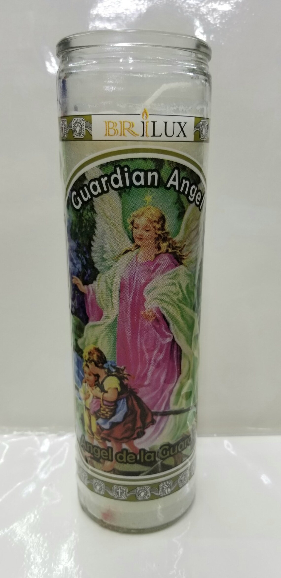 GUARDIAN ANGEL Prayer Candle Religious Candle Church Etsy