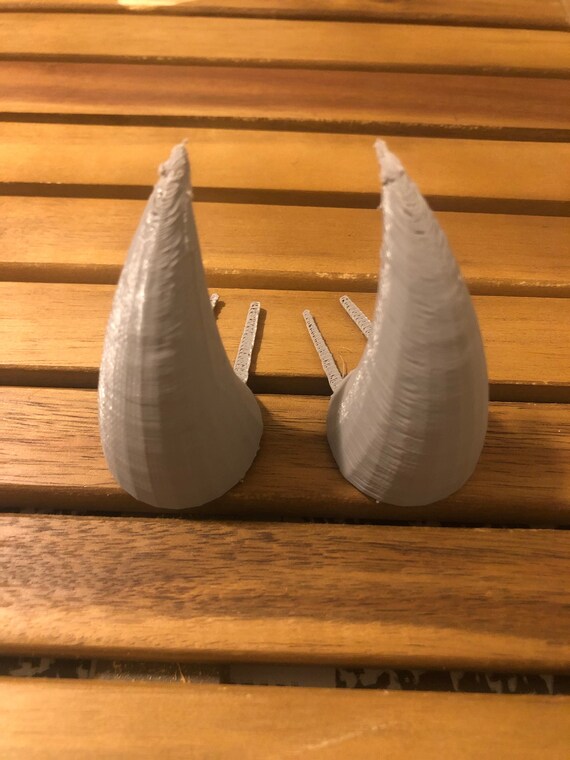3D Printed Halloween Horns | Etsy