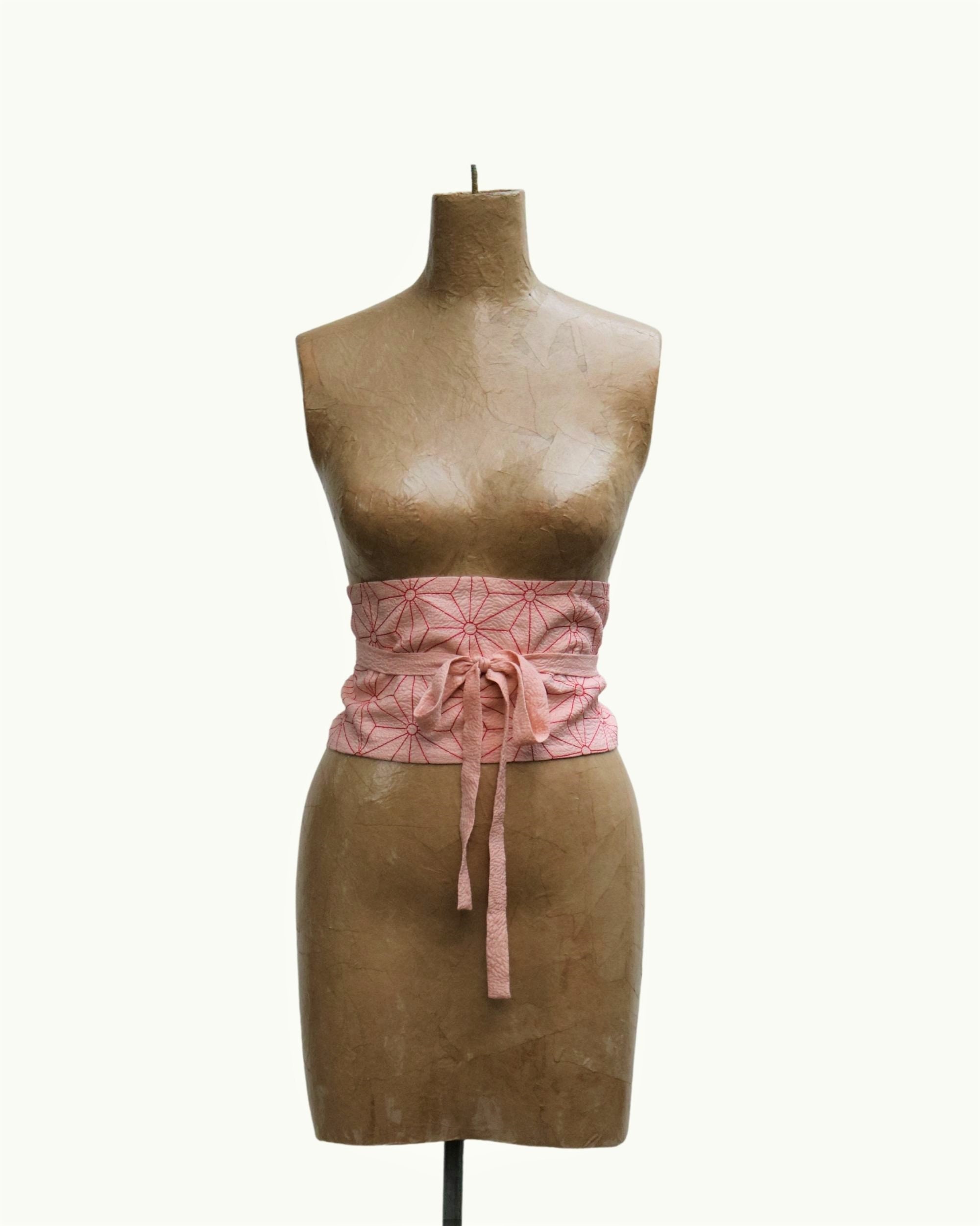 Bordado correa de hoja de kimono de seda cinturón Obi faja Etsy