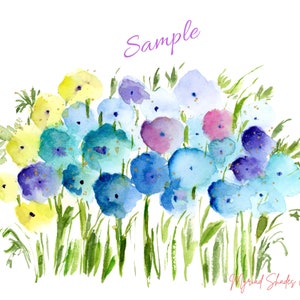 Wild Flowers Printable Nursery Wall Art Set of 3 3 Piece - Etsy
