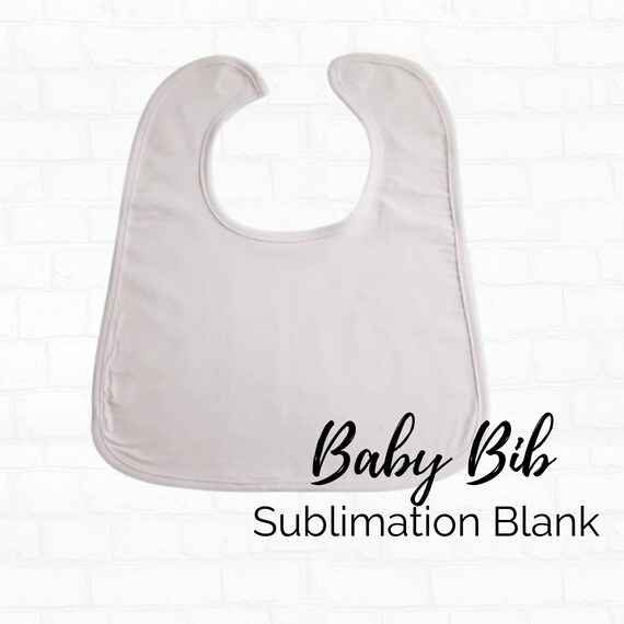 Sublimation Blank Baby Bib Polyester Baby Bib Etsy