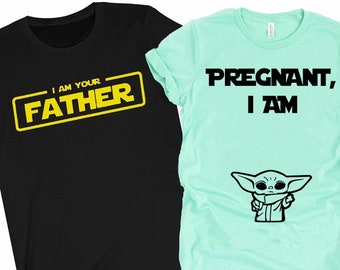 Pregnancy Announcement Shirts, I Am Father, Disney Couples, War Star Pregnancy, Gender Reveal, Wars Star Pregnant T Shirts, Maternity Disney