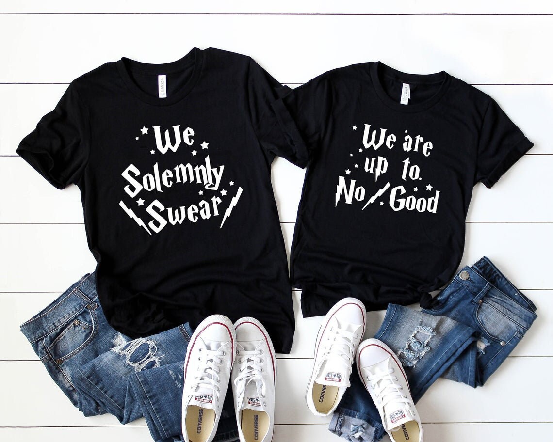 we solemnly swear we are up to no good shirts