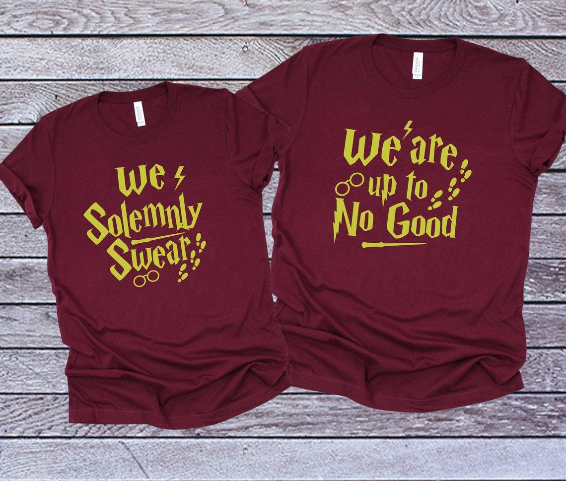 we solemnly swear we are up to no good shirts