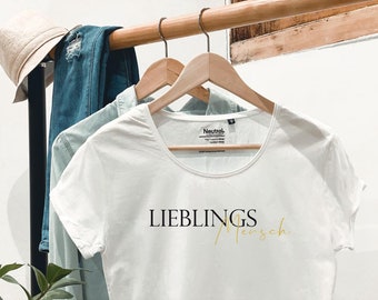 T-Shirt · T-Shirt Damen · T-Shirt für Frauen · Shirt Design · Grafik T-Shirt für Frauen · Lieblingsmensch