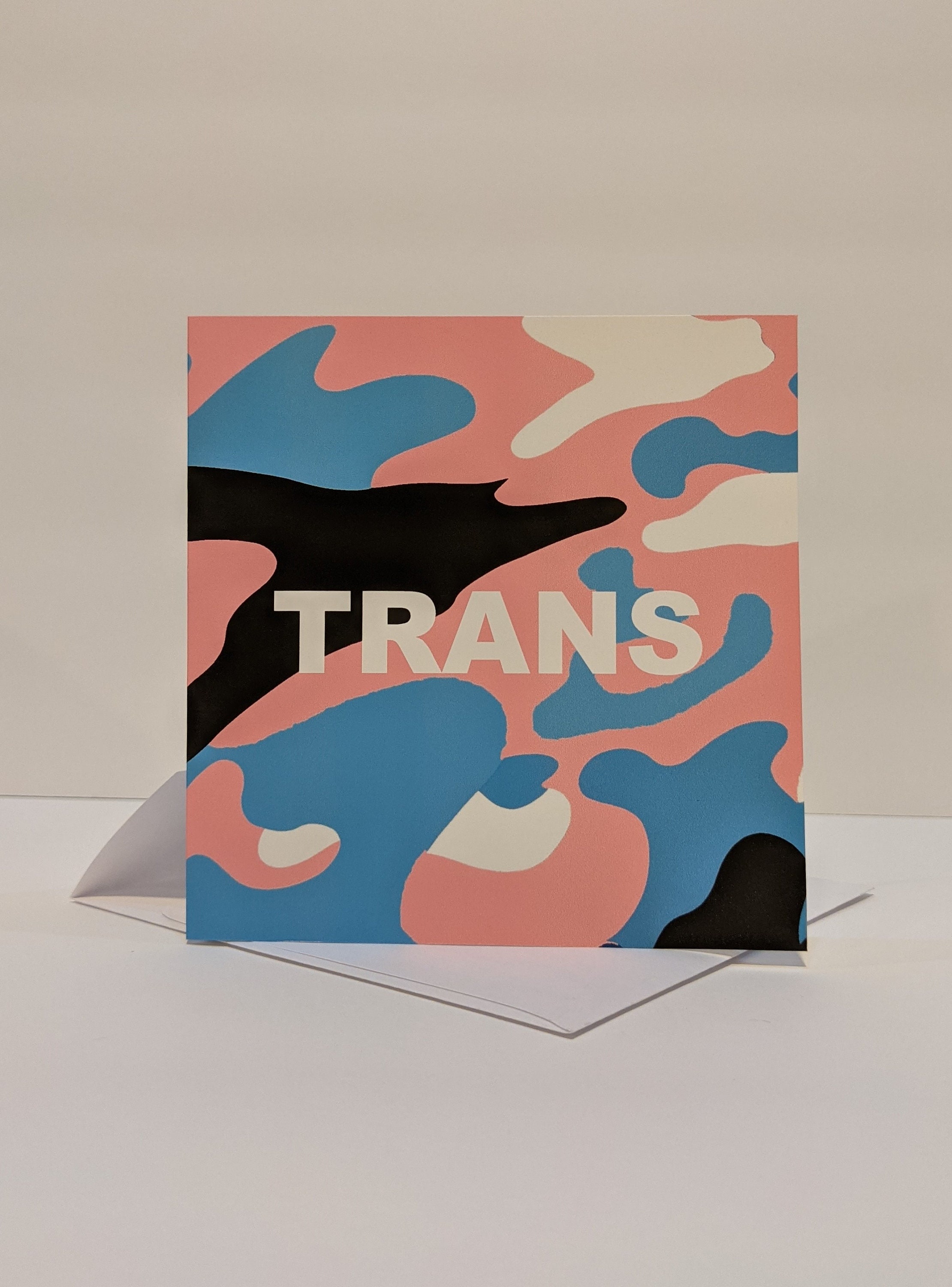 Trans LGBTQ Gay Pride Grußkarte