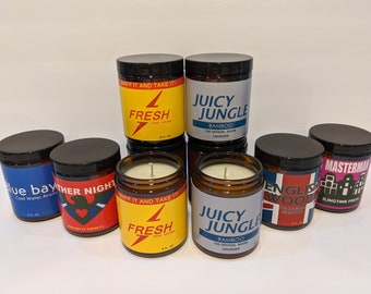 Poppers "Inspired" Novelty Clean SCENTED ONLY Candles.
