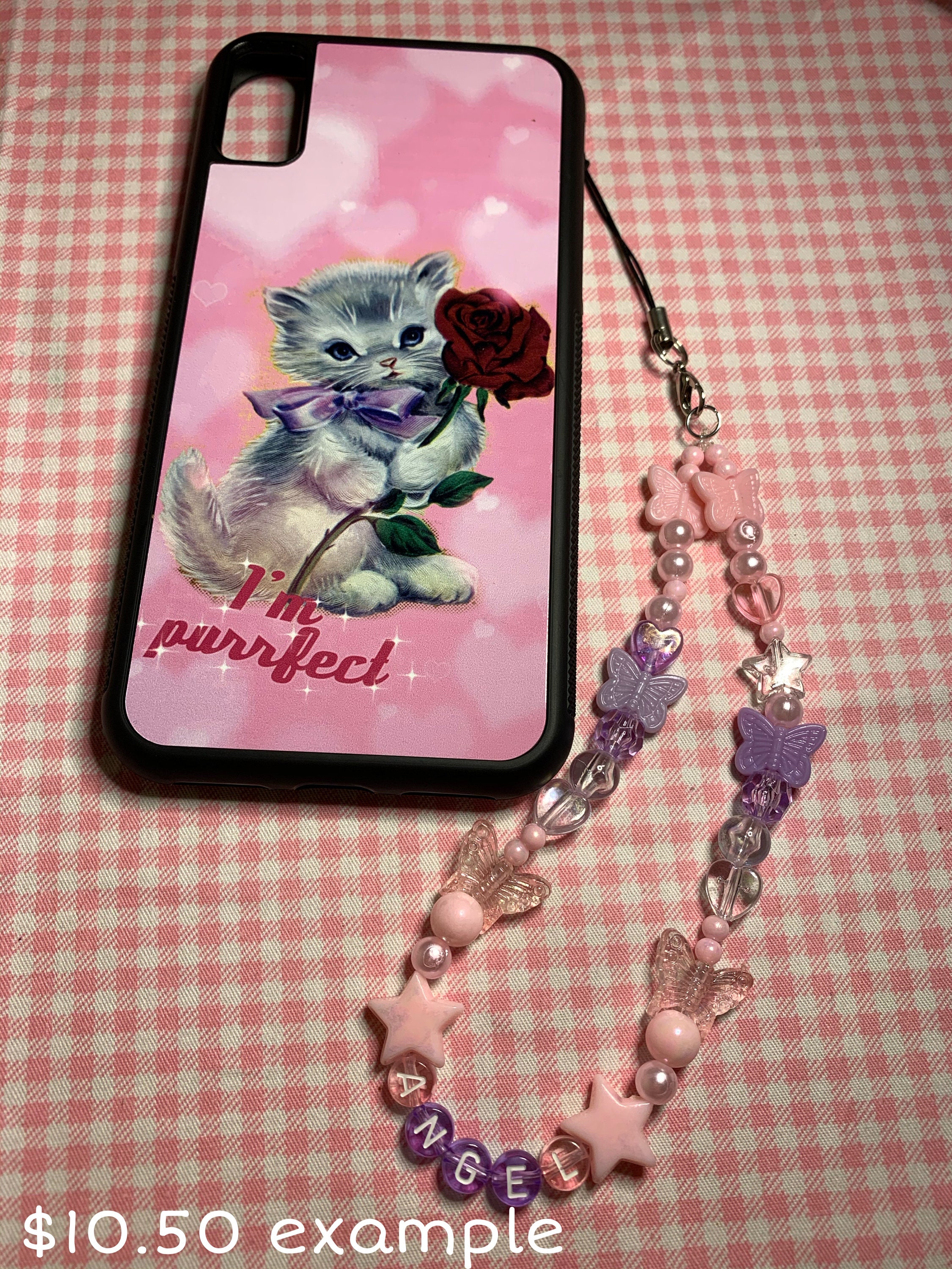 Custom Phone Charm/ Keychain Etsy