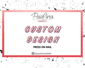 Prensa de diseño personalizado en uñas