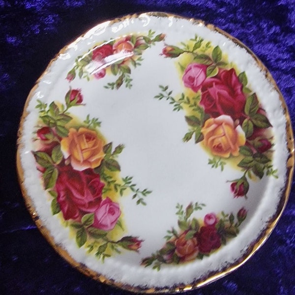 Royal Albert, Old Country Roses, Pin Dish, Pin Trays, Ring Dish, Dressing Table, Old Country Roses Collectibles, Trinket Dish, Vintage Gift