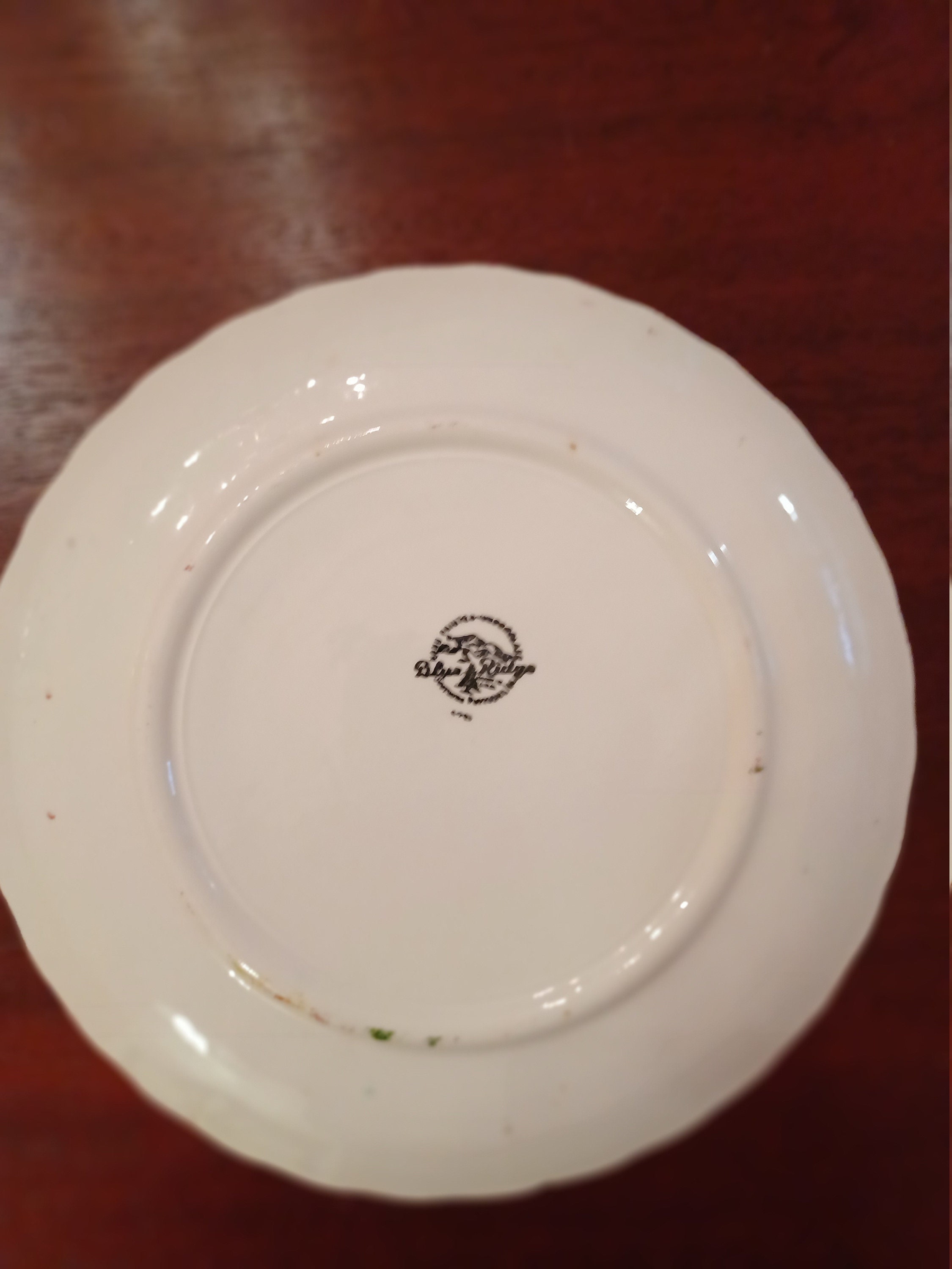 Blue Ridge Dinner Plate Etsy