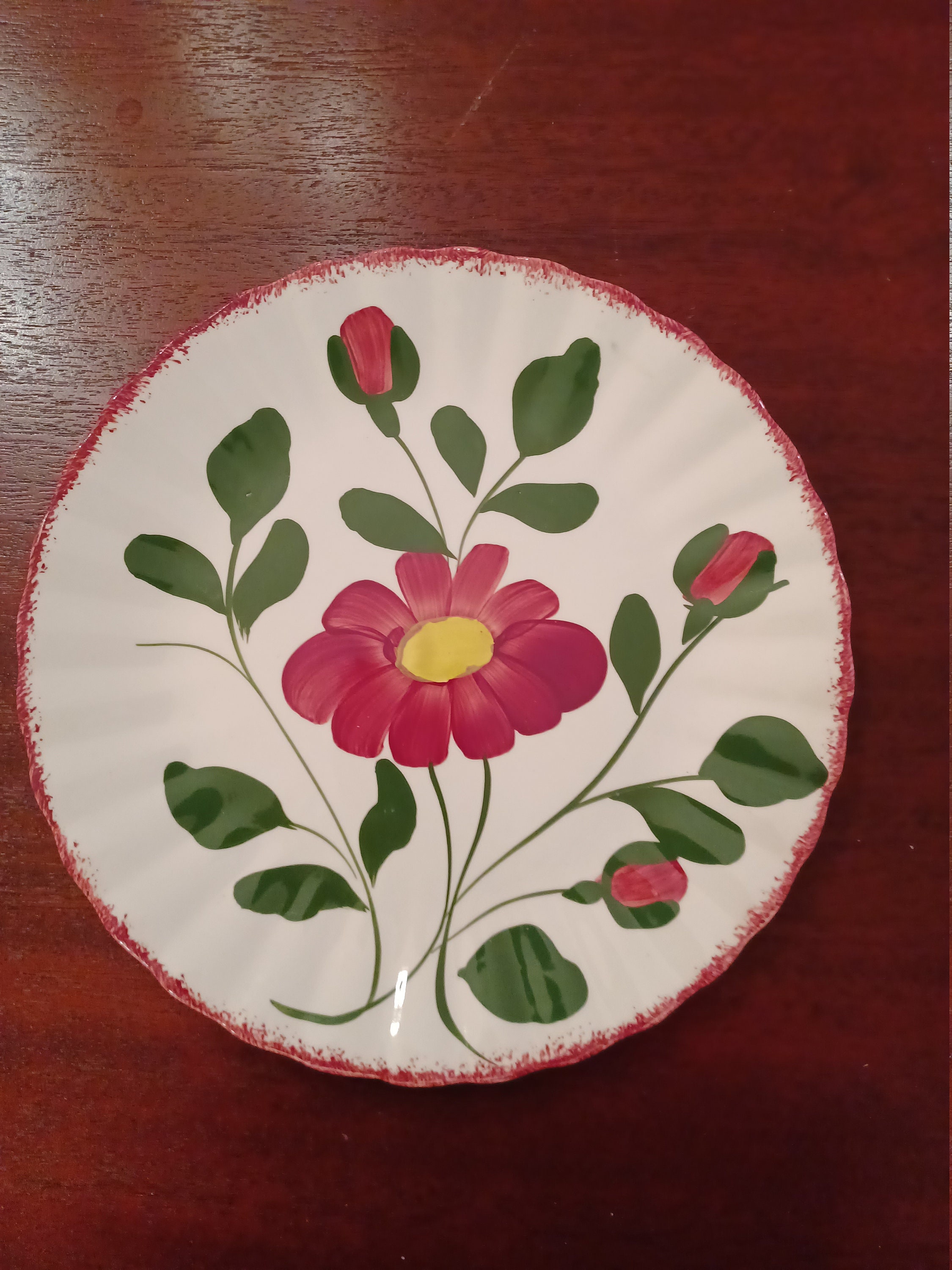 Blue Ridge Dinner Plate Etsy