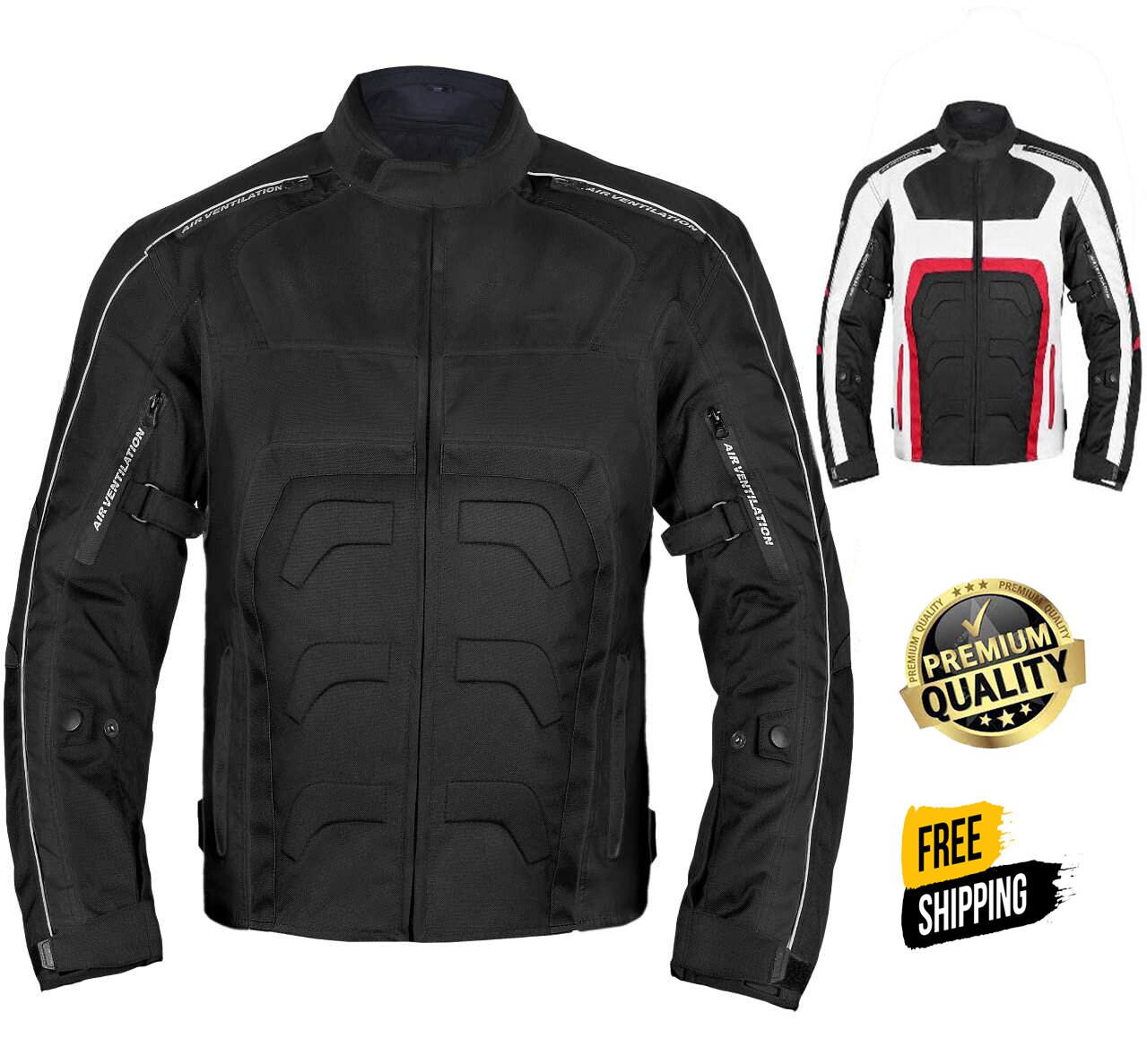 Textile Motorcycle Jacket For Men Dual sport Enduro Motorbike Etsy