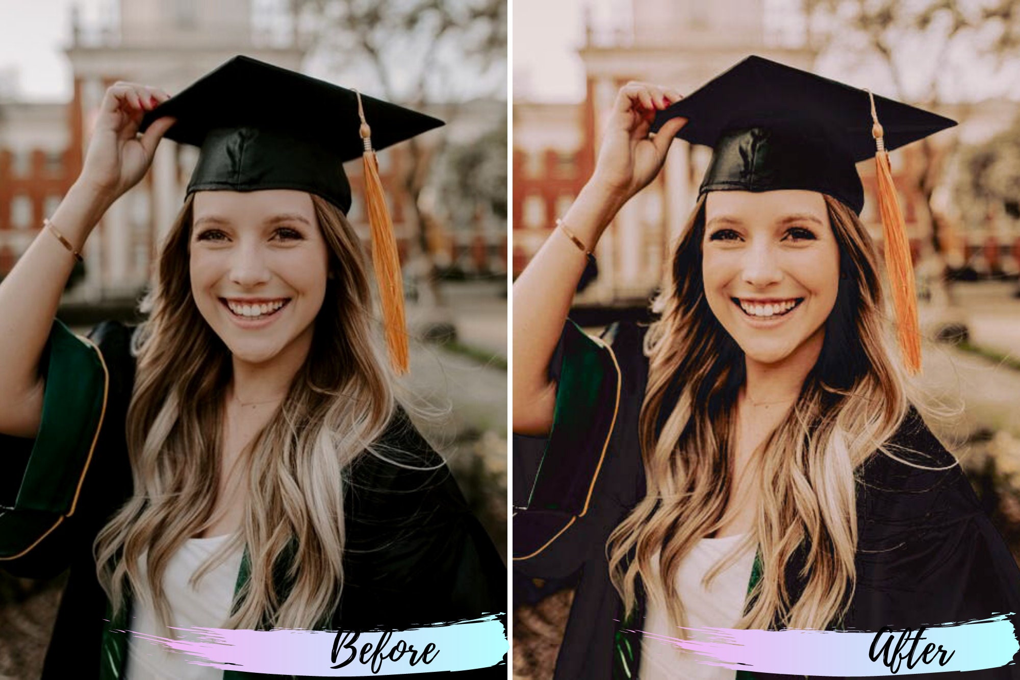 Graduation Lightroom Preset For Mobile Desktop High School Etsy
