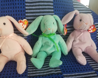 Ty Hippity, Hoppity and Floppity rare, complete set!