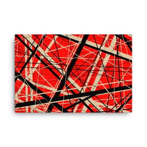 Rock and Roll Guitar God Legend Canvas
