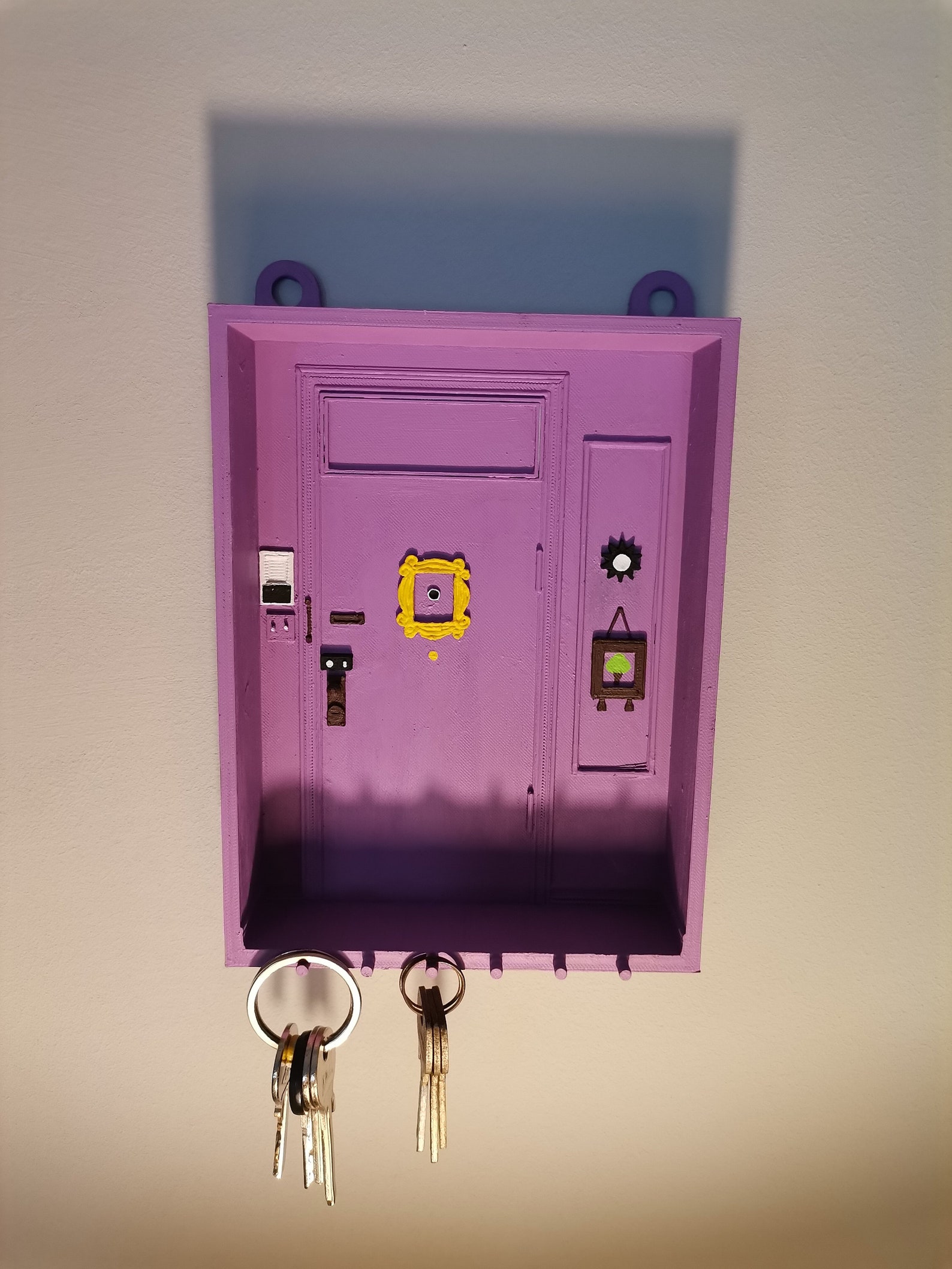 Friends Key Holder,monicas Doorwall,monica's Purple Door From FRIENDS
