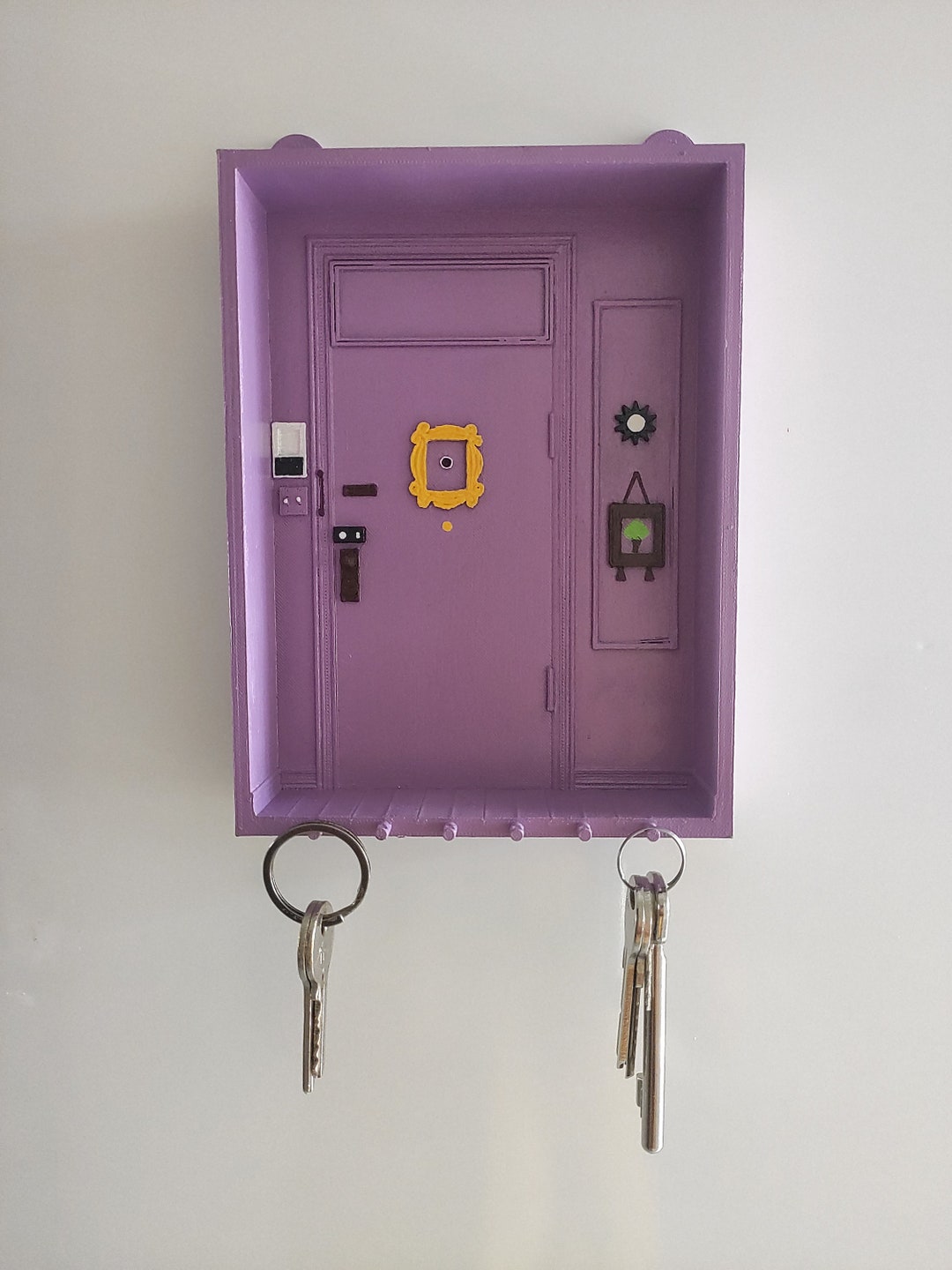 Friends Key Holder,monicas Doorwall,monica's Purple Door From FRIENDS