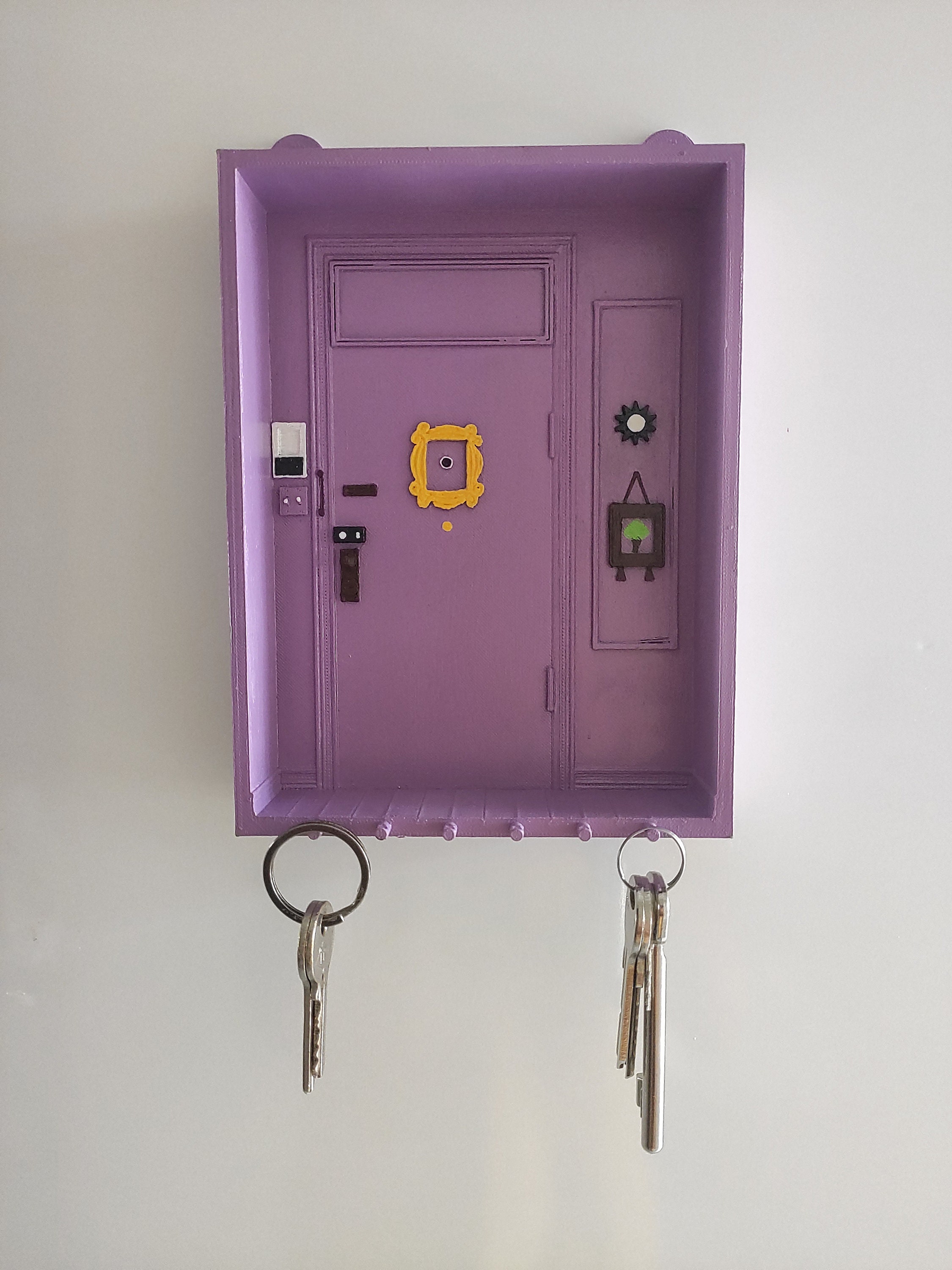 Friends Key Holder,monicas Doorwall,monica's Purple Door From FRIENDS  /monica's Door/wall Key Holder/friends Photoframe/friends Tv Show -   Canada