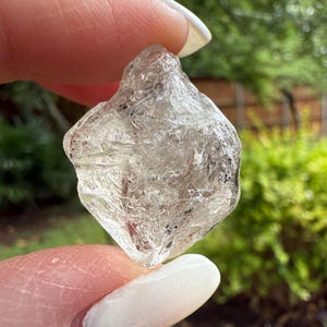 Perfect Herkimer Diamond DT Point, Rare, high frequency crystals and crystal healing, 1.25”