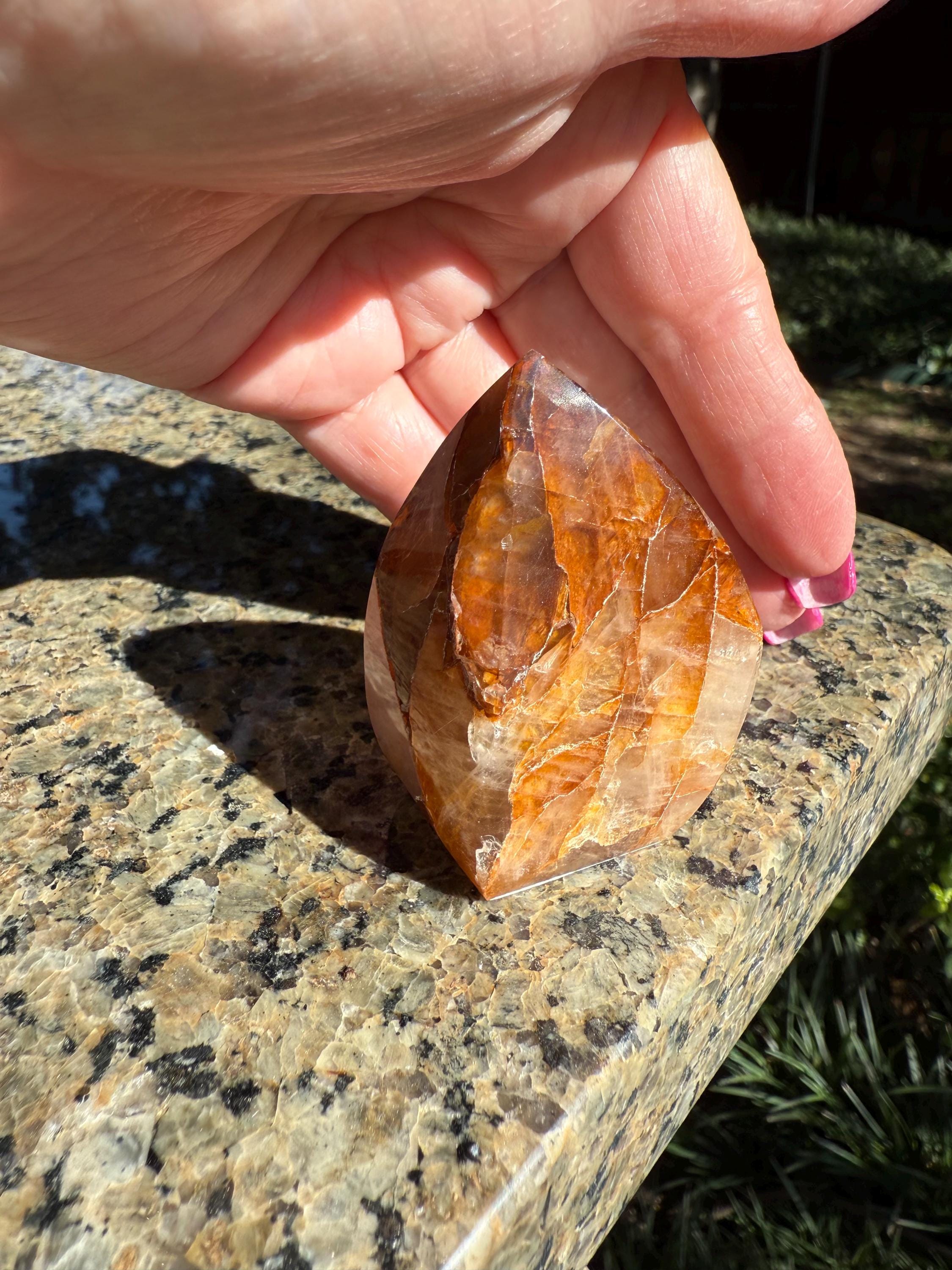 ゴールデンヒーラーフレイム、新品、祭壇、ギフト、クリスタル