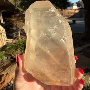 Rare Record Keeper Gold Lemurian, new, high quality, 5”, crystal healing, gift