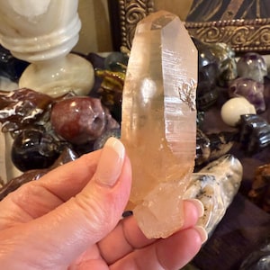 Rare Record Keeper Gold Lemurian, new, high quality, 4”, crystal healing, gift