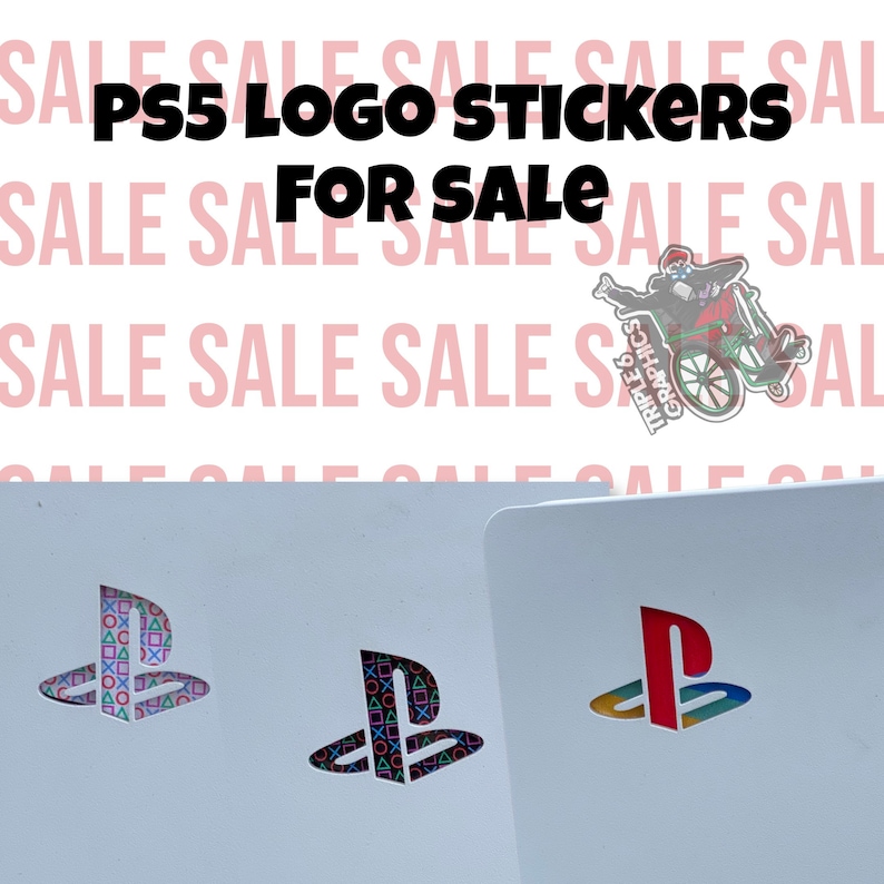 Ps5 retro logo decals Etsy
