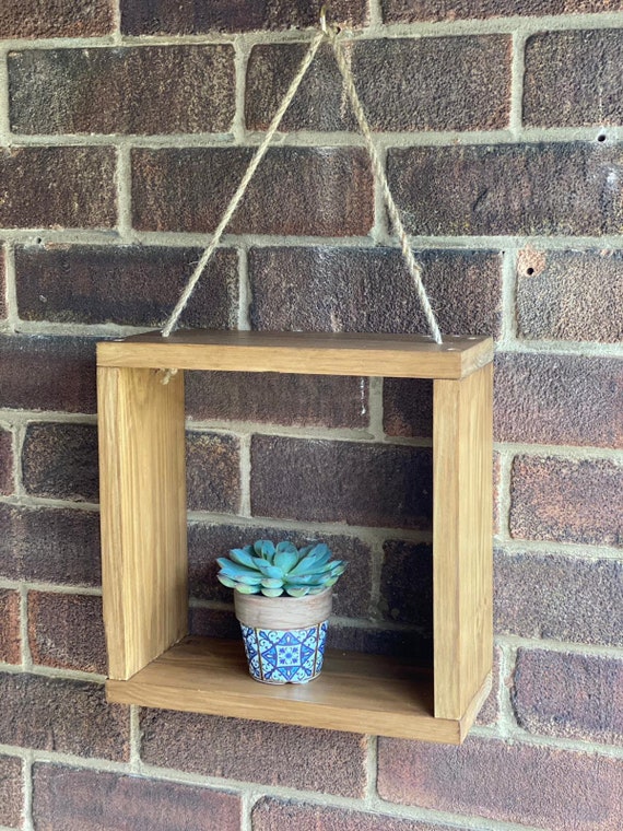 Square Hanging Shelf Etsy
