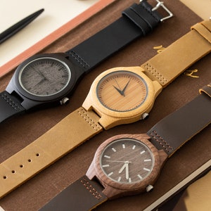 Cadeau mari montre en bois gravée, cadeau pour homme, montre personnalisée, montre homme personnalisée, montre en bois gravée, montre pour homme, cadeaux pour lui