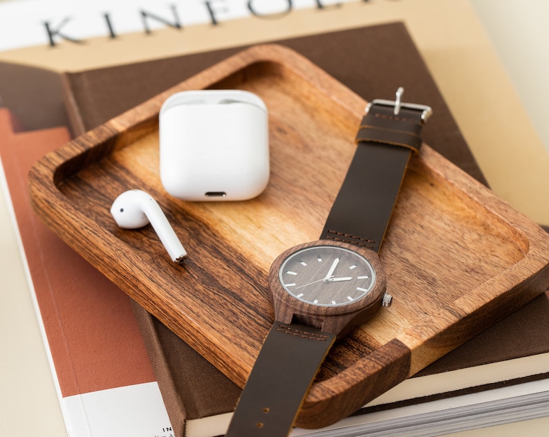 Engraved Watch, Wooden Watch, Mens Gift, Personalized Watch, Personalized Mens Watch, Engraved Wood Watch, Mens Watch, Gifts for Him image 6