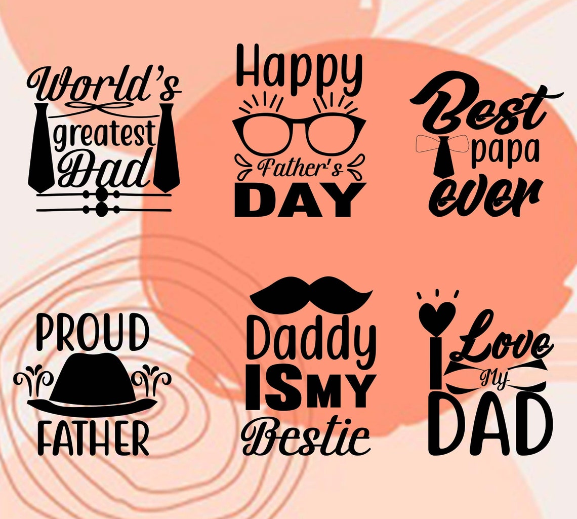 Download Happy father's day svg pngdxf father'day bundle | Etsy