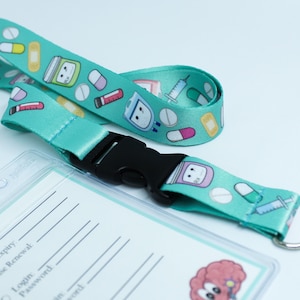 Medical lanyard Nursing Lanyard - Medical themed lanyards for Nurses with buckle release