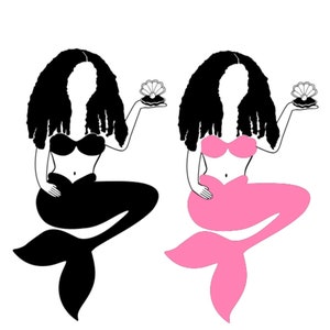 mermaid svg cut files
