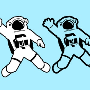 astronaut svg cut files