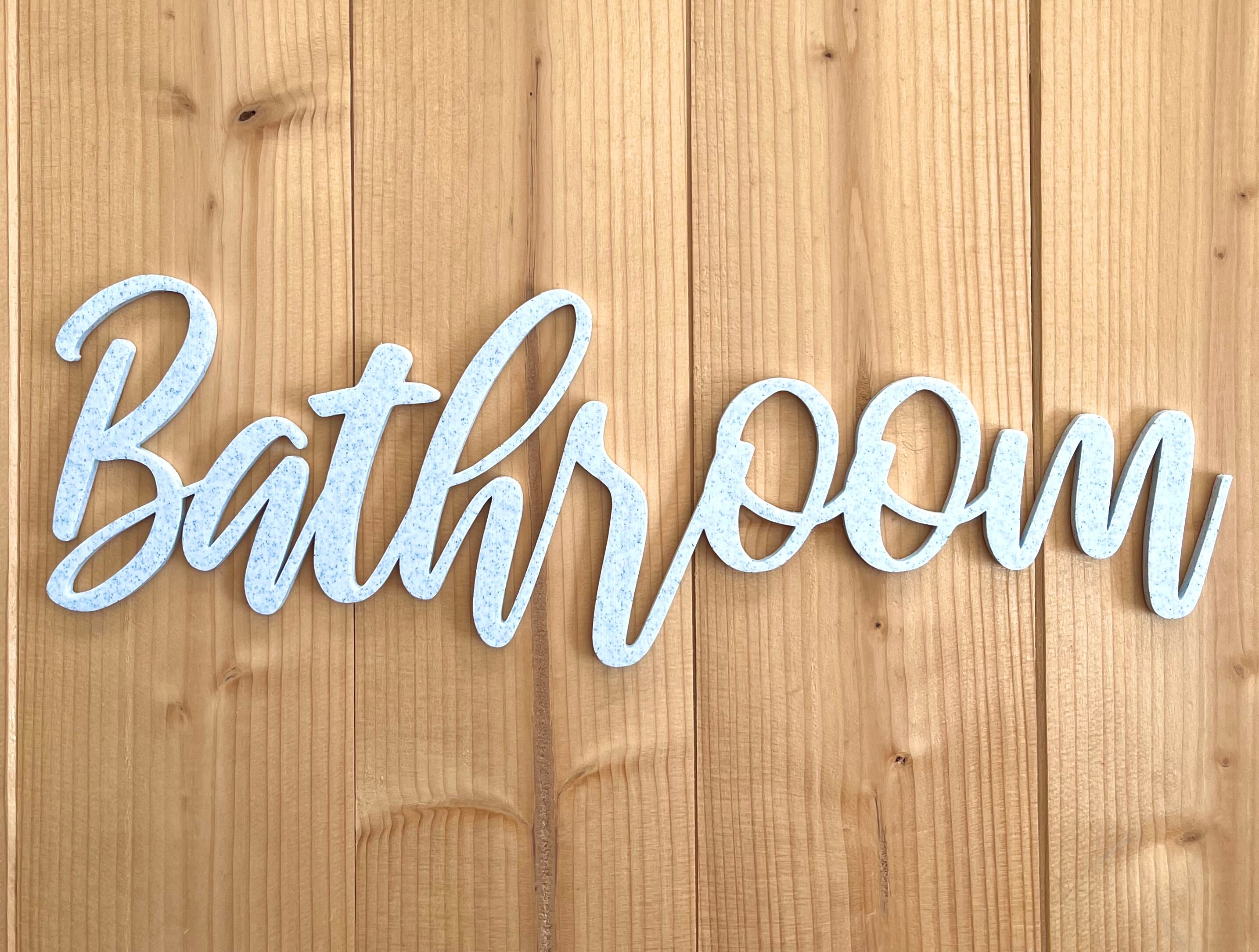 Bathroom Door Sign Plaque Decoration Toilet Bath New Home Gift - Etsy UK